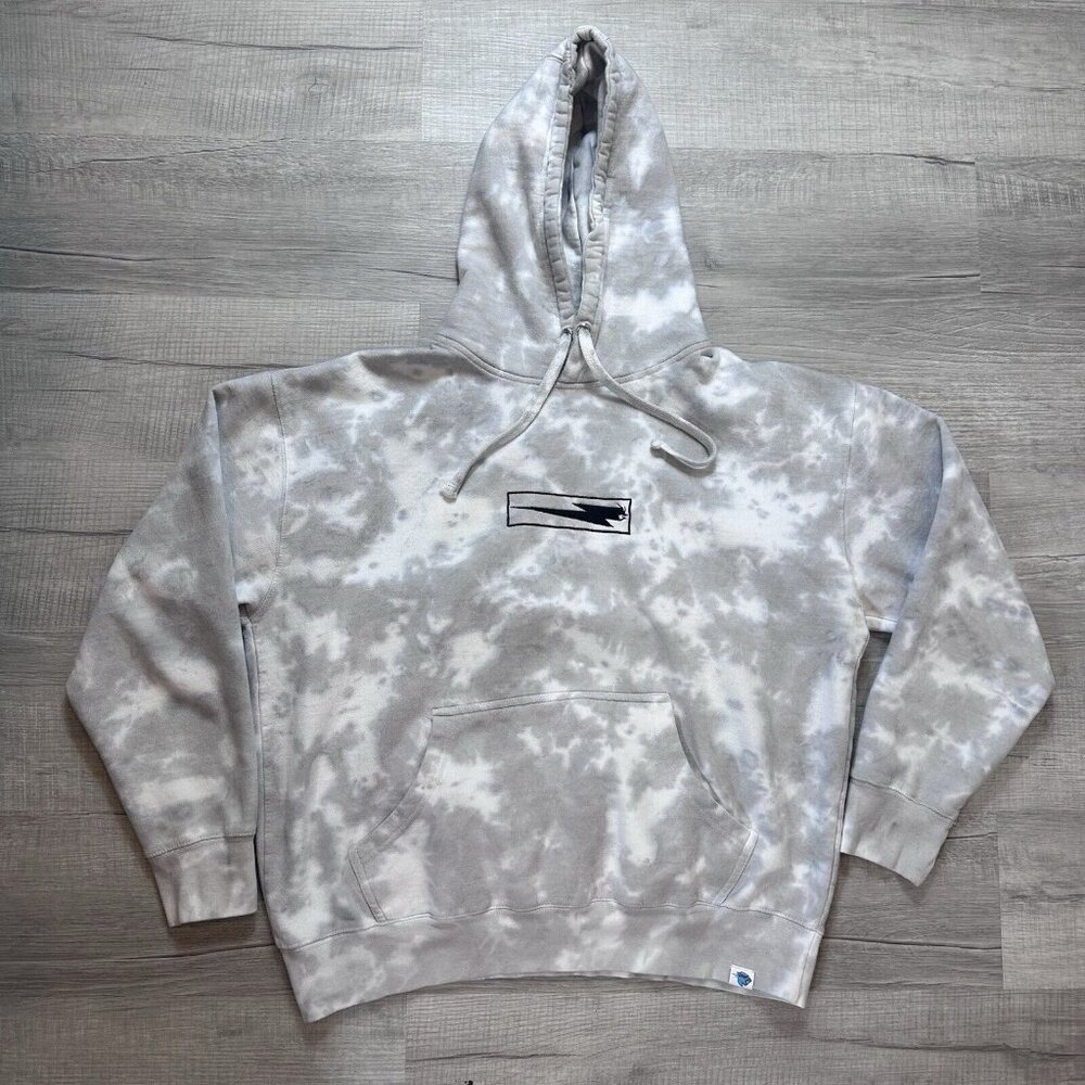 Mr. Beast Pullover Hoodie Sweatshirt Gray / White Cloud Washed Adult Size XL